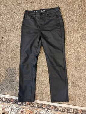 a.n.a Women's Straight Leg Black Jeans